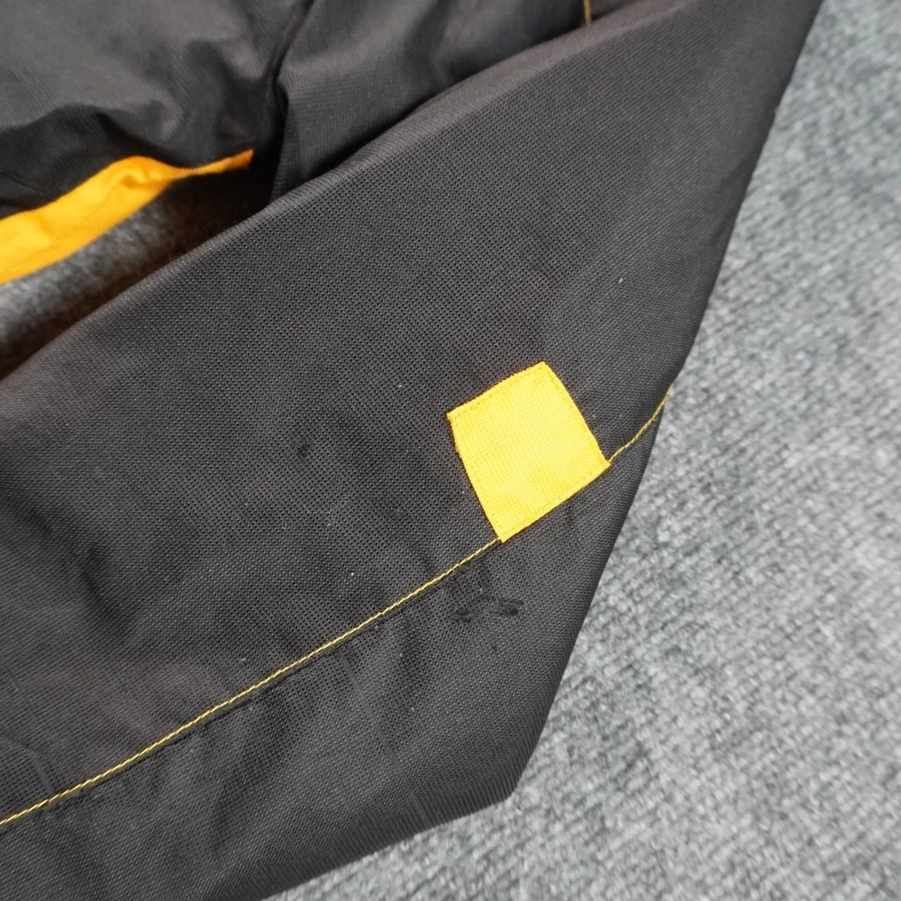 Reebok Pittsburgh Steelers Jacket Youth Large Black NFL Full Zip Hooded Fleece